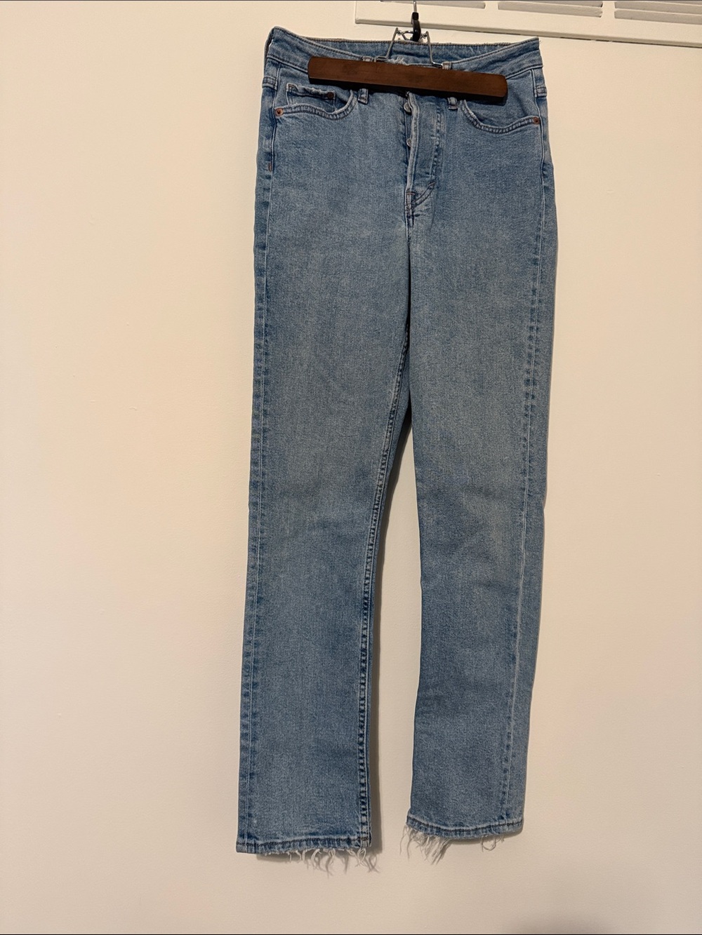 H&M Light Blue Straight Leg Jeans
